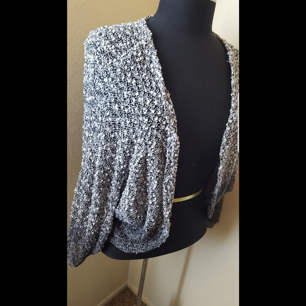 Grey Ombre Knit Cardigan